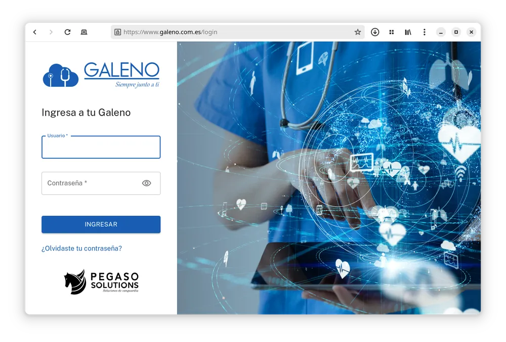 Galeno login