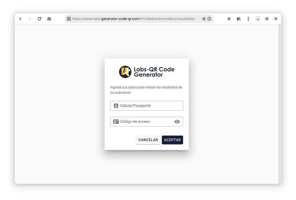 QRCode resulttados